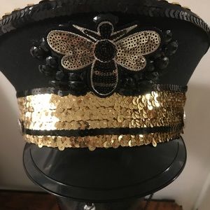 Burning man Captain’s hat “Bee you”